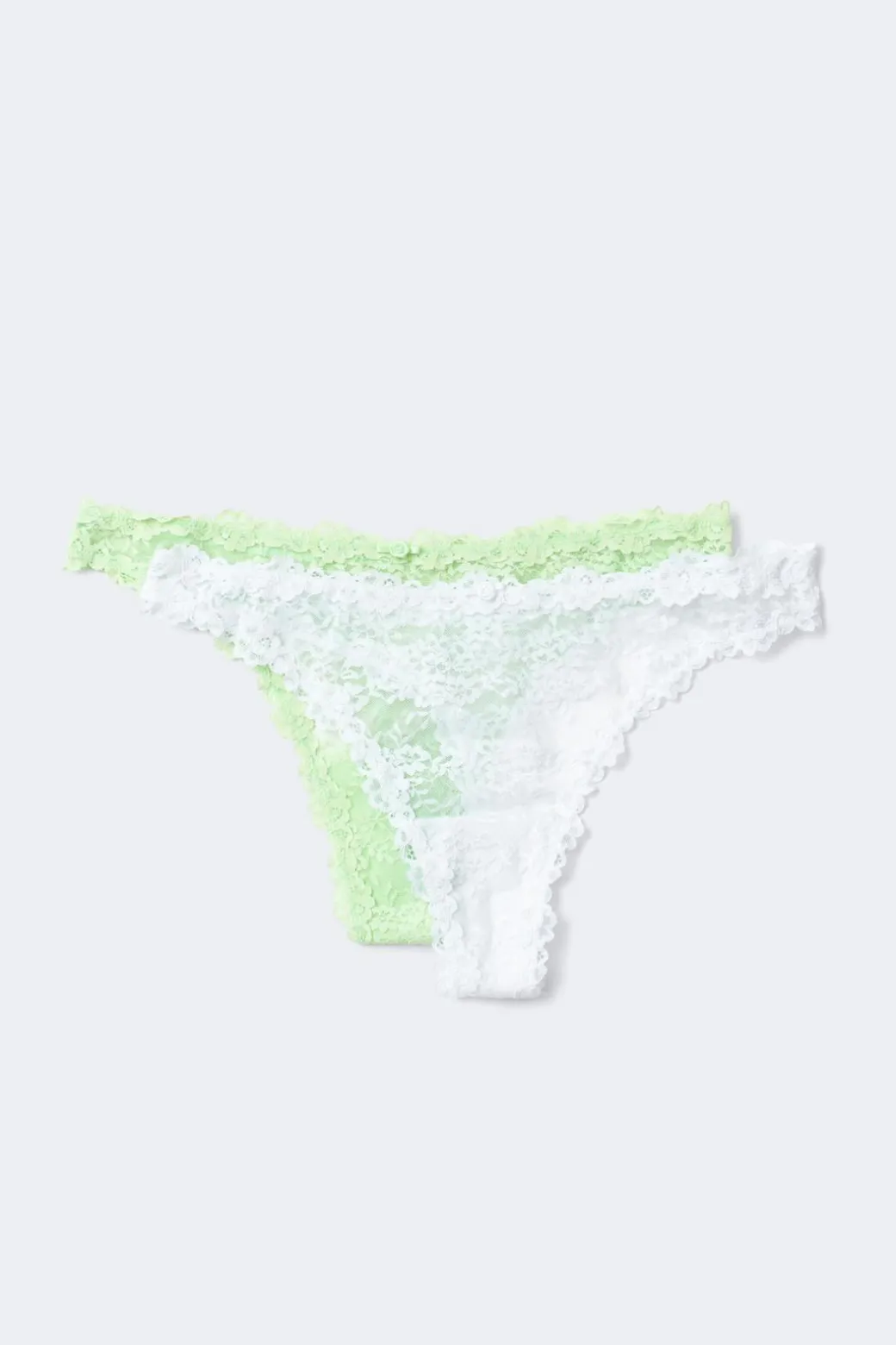 2-pack flirty lace thong