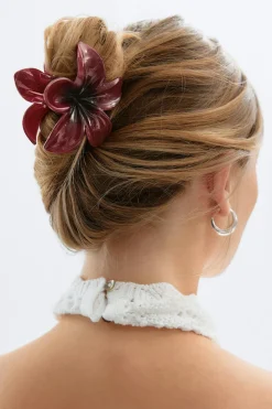 3-pack flower hair clip