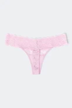 3-pack lace thong