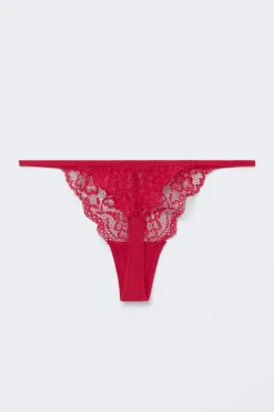 3-pack lace thong