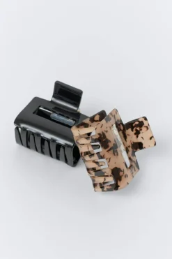 2-pack mini square hair clip