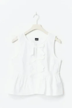 Peplum tie top
