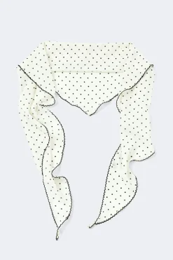 Picot edge hip scarf