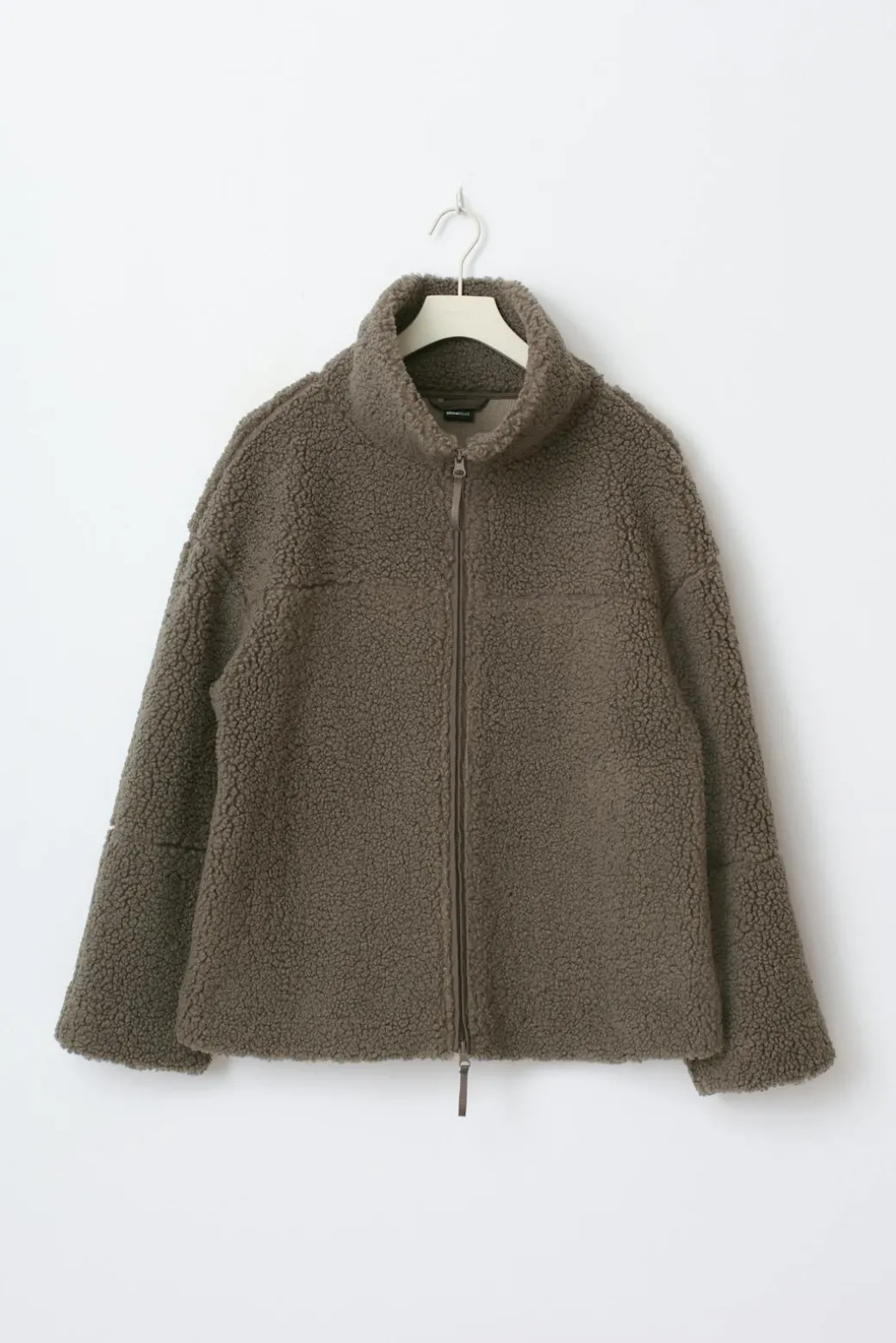 Pile zip jacket