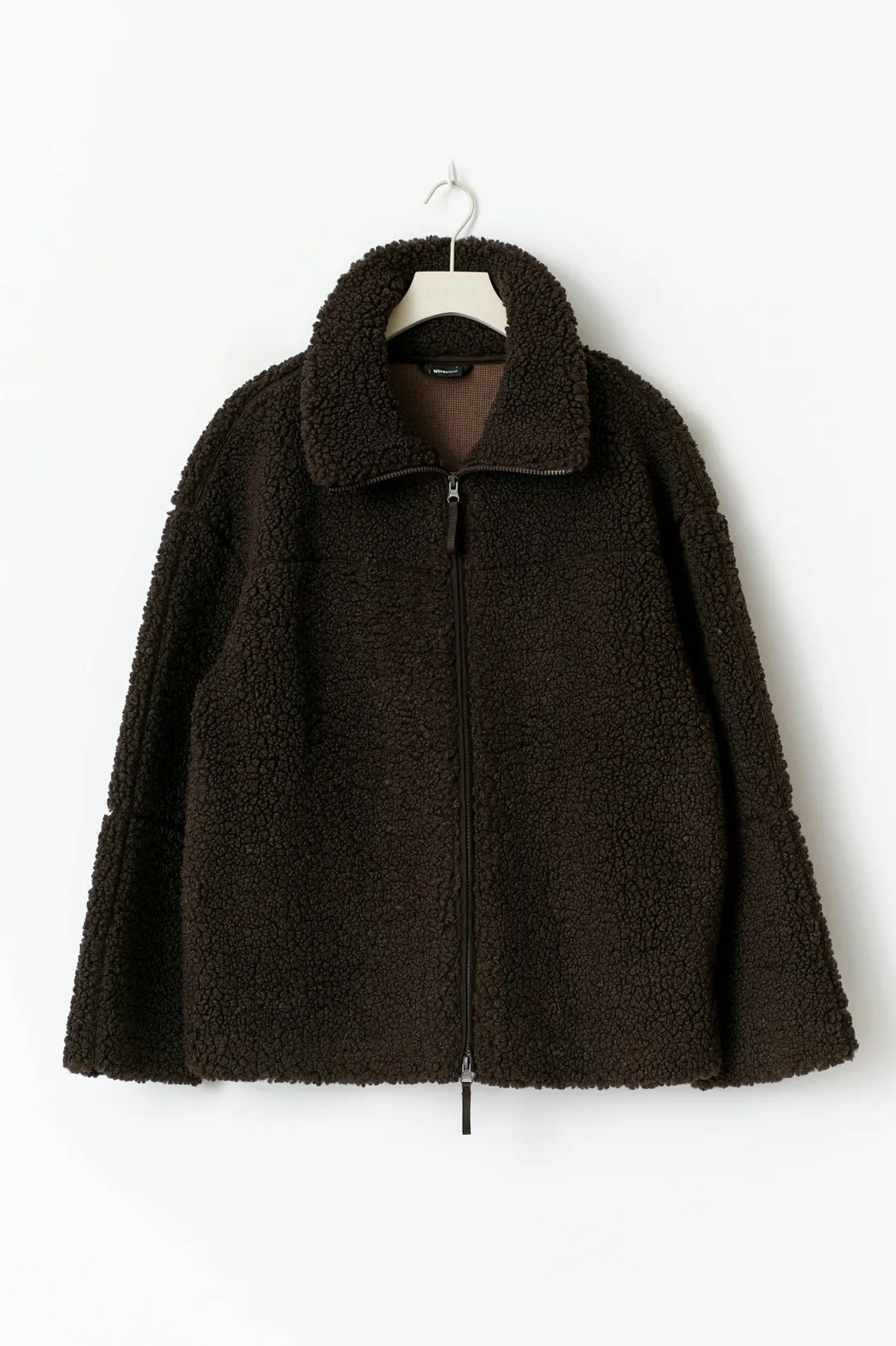 Pile zip jacket