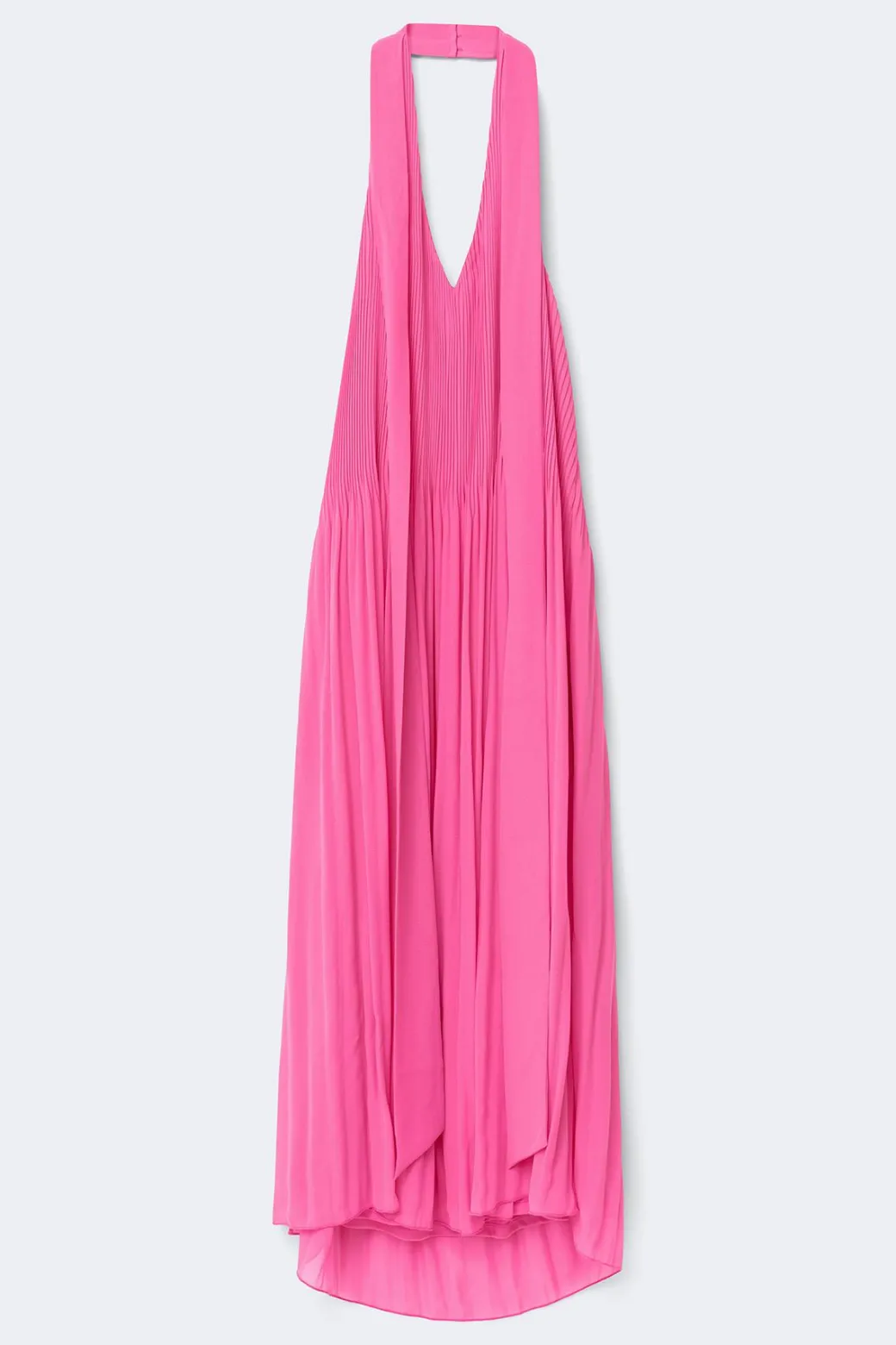 Pleated maxi dress