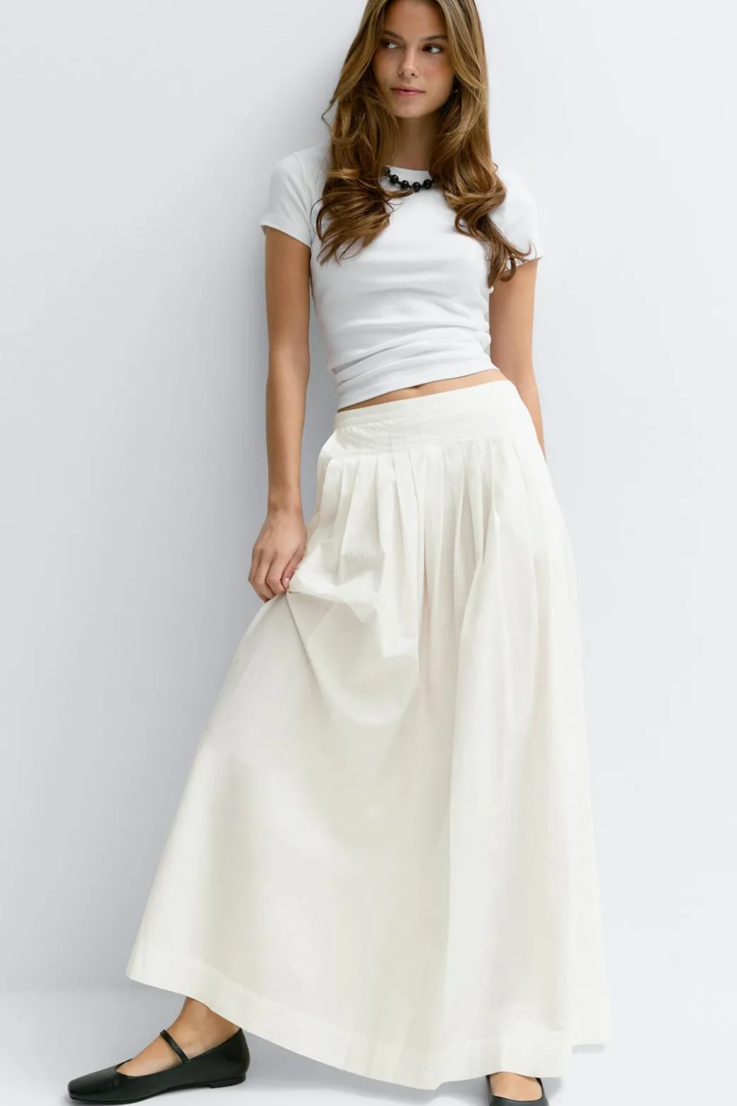Pleated skirt