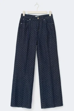 Polka dot jeans