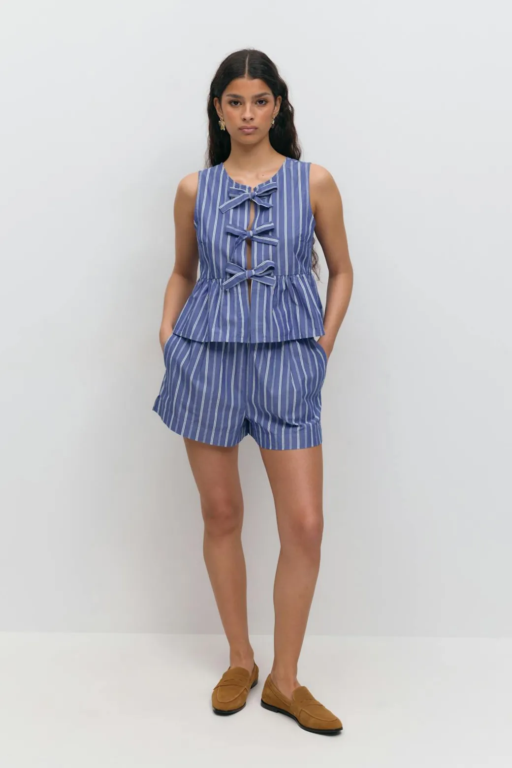 Poplin shorts