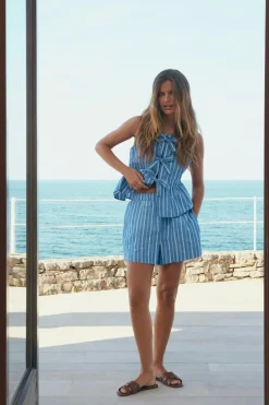 Poplin shorts