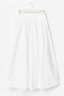 Poplin skirt