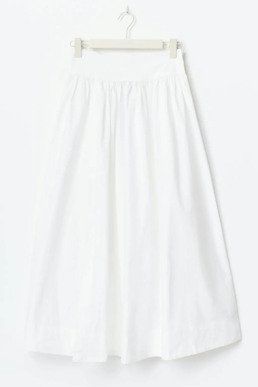 Poplin skirt