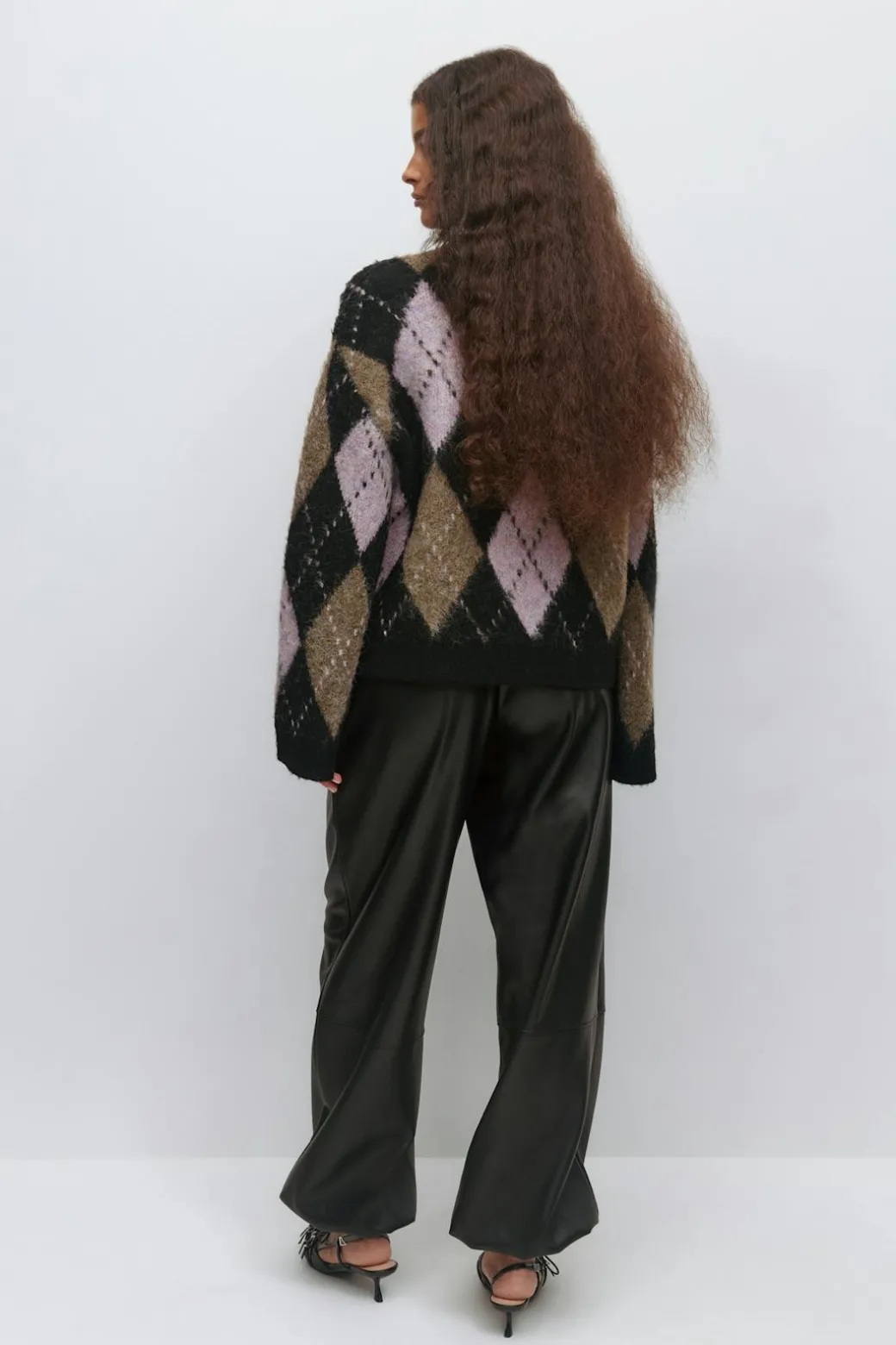 Pu balloon trousers