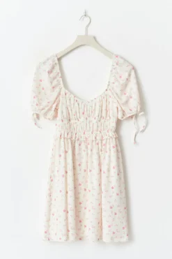 Puff sleeve dress