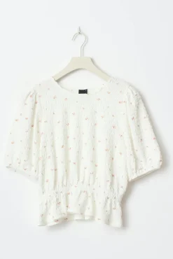Puff sleeve top