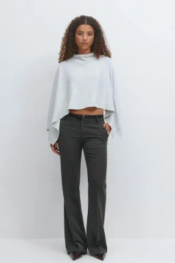 Relaxed bootcut trousers
