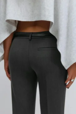 Relaxed bootcut trousers