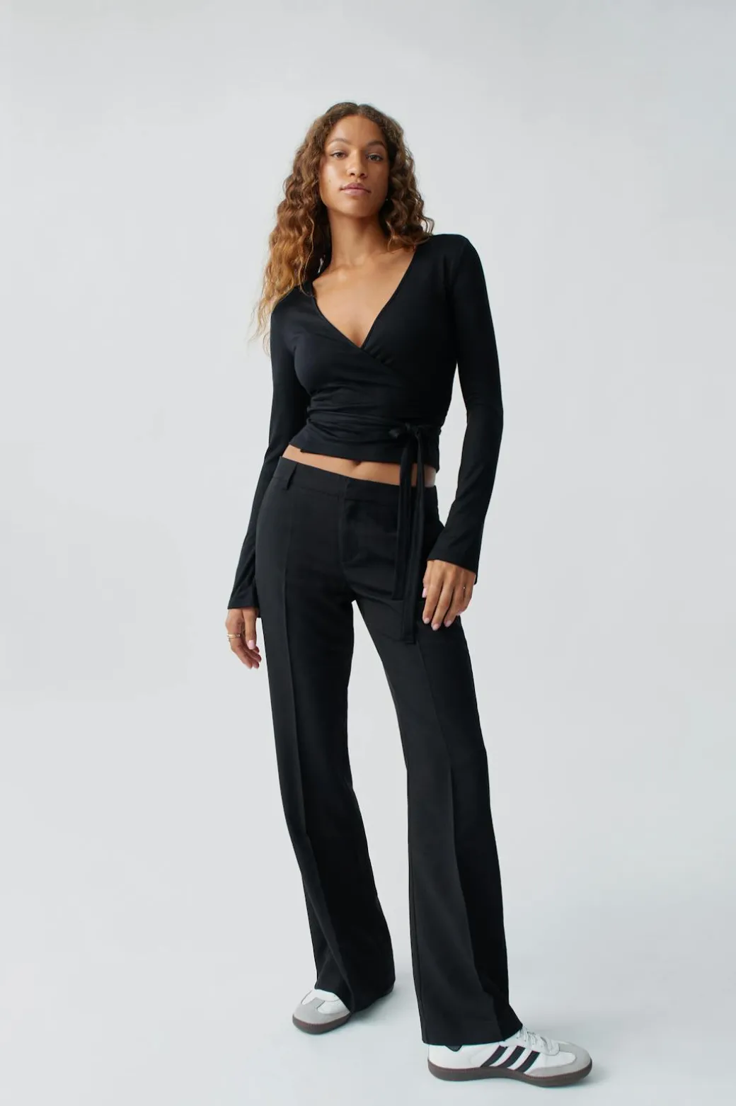 Relaxed bootcut trousers