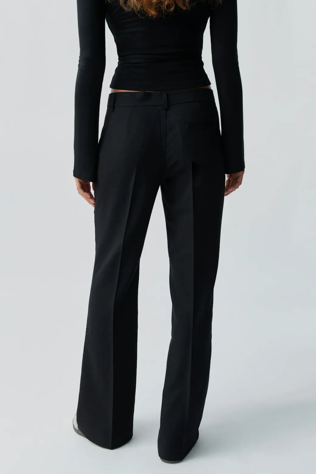 Relaxed bootcut trousers