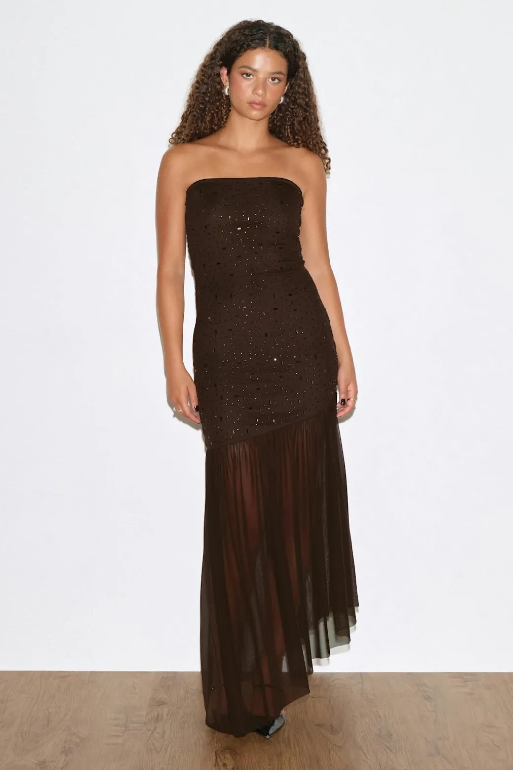 Rhinestone maxi dress