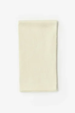 Rib knitted scarf