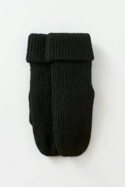 Rib mittens