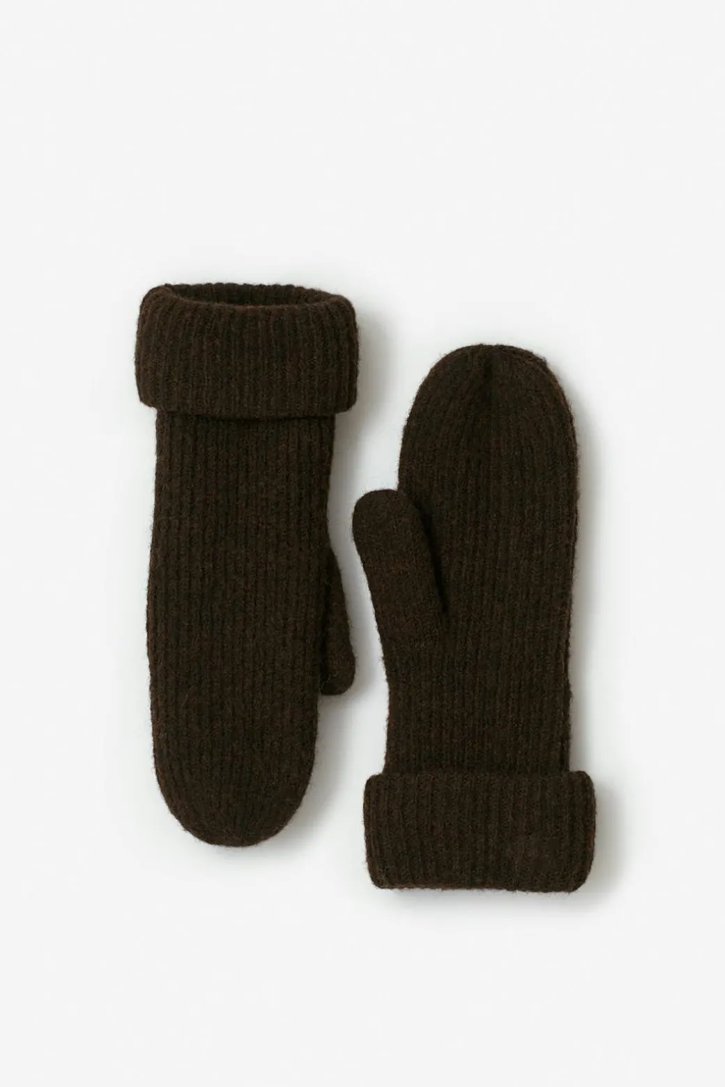 Rib mittens