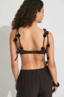 Rose strap bandeau