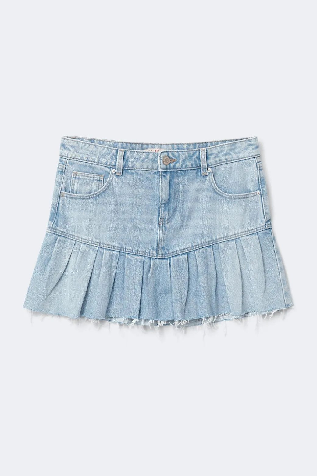 Ruffle babe denim skirt
