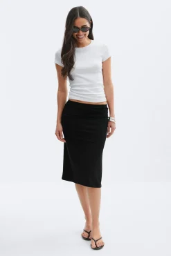 90s midi skirt