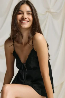 Satin loungewear singlet