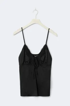 Satin loungewear singlet