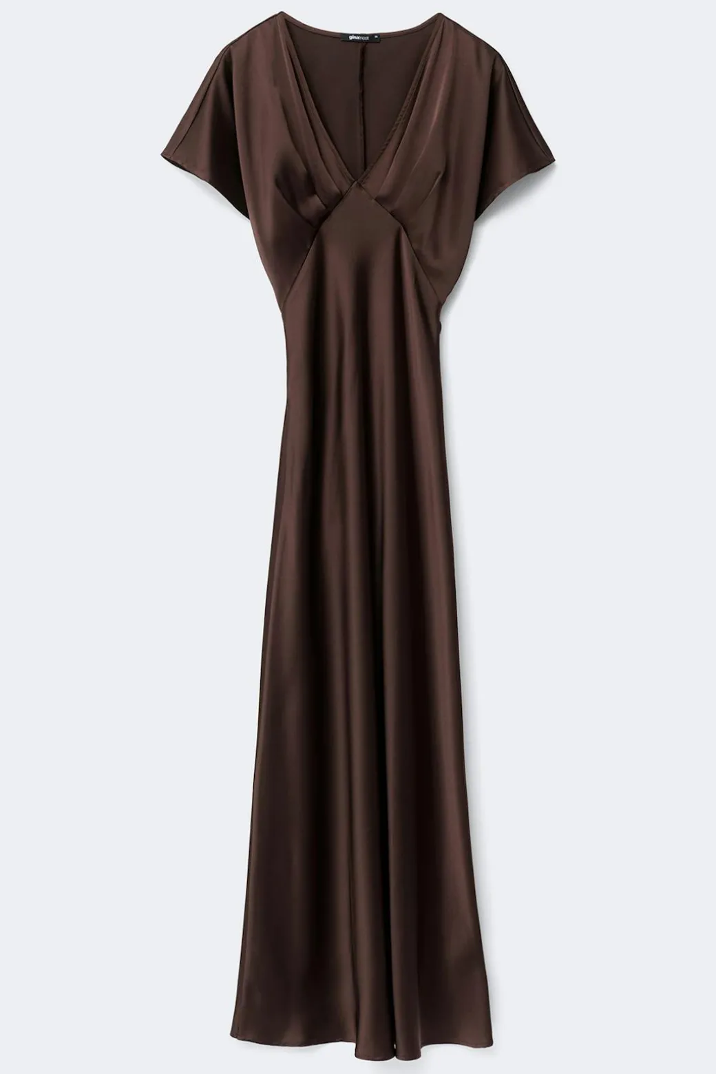 Satin maxi dress