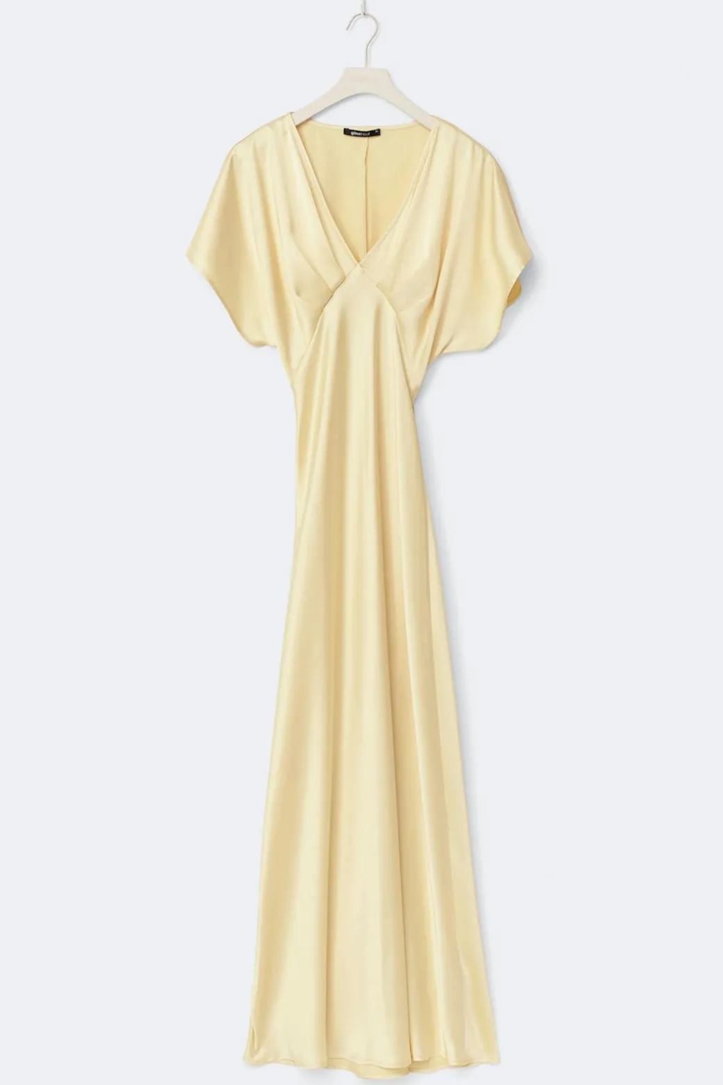 Satin maxi dress