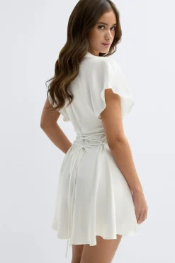 Satin mini dress