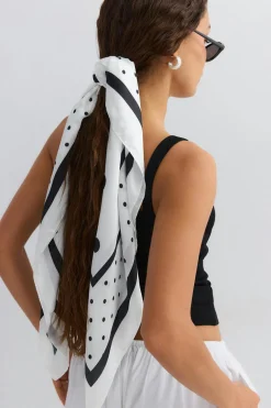 Satin scarf
