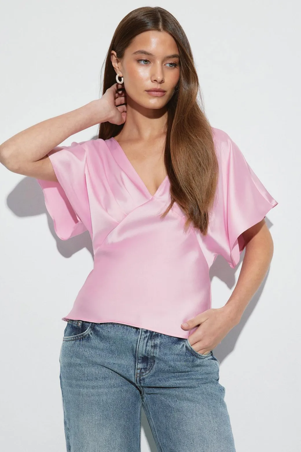 Satin top