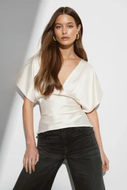 Satin top