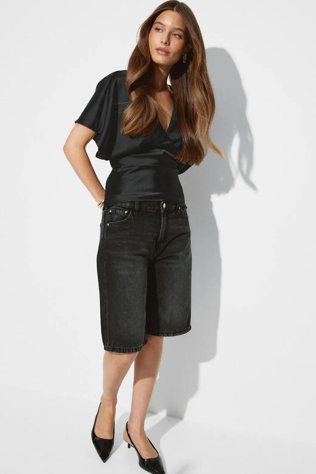 Satin top