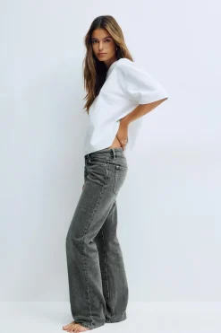 Scandi low straight jeans