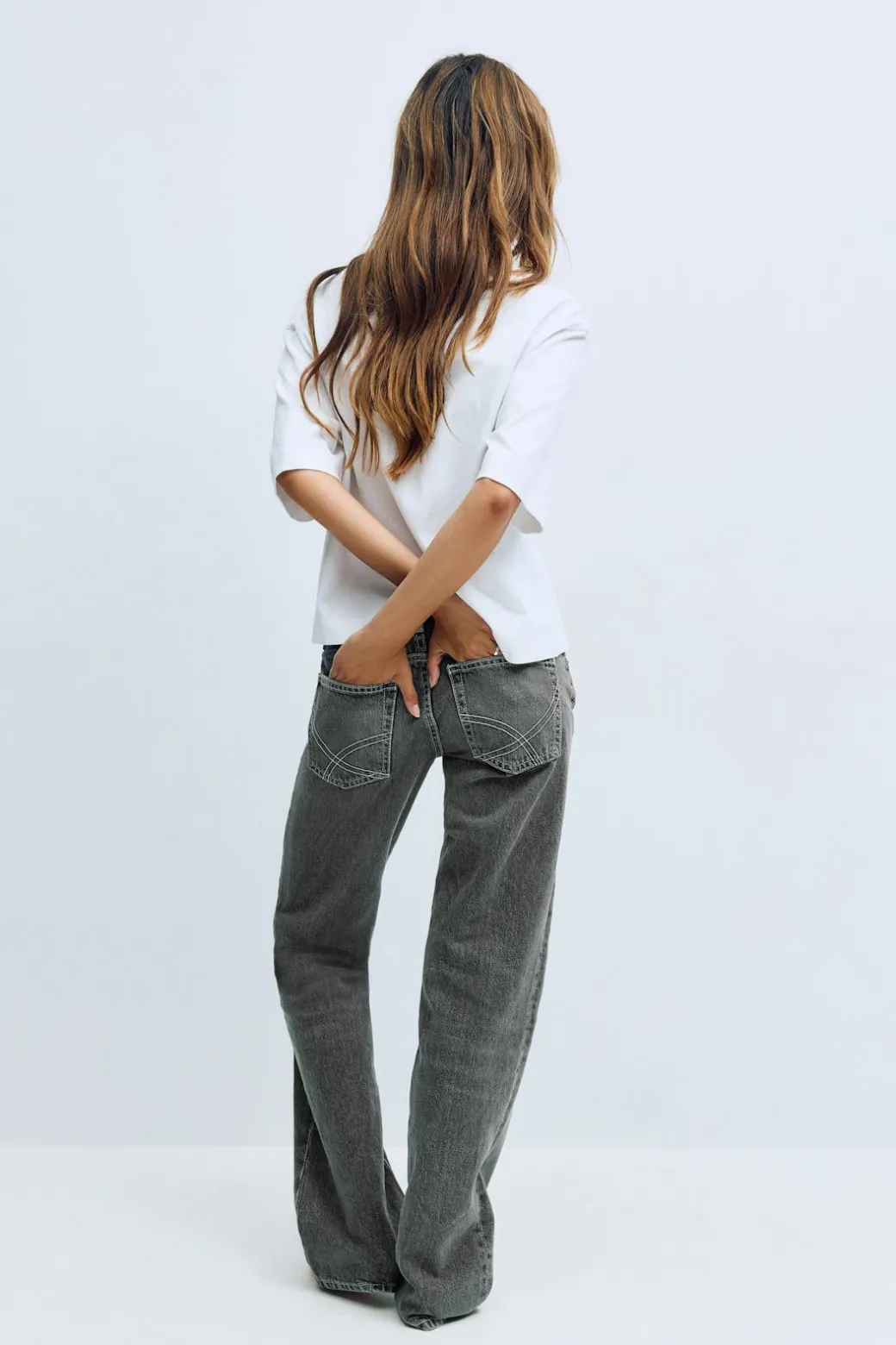 Scandi low straight jeans