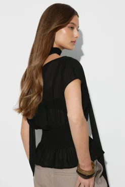 Scarf blouse