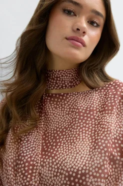 Scarf blouse