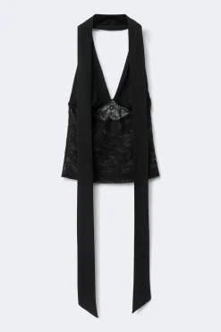 Scarf halterneck top