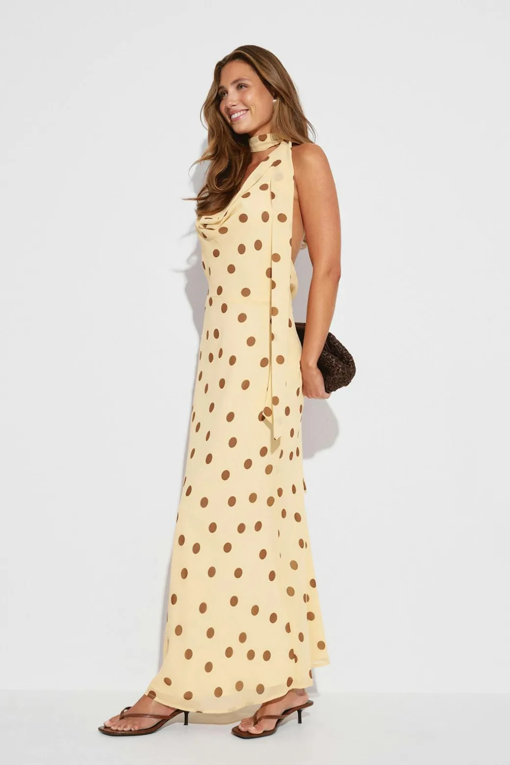 Scarf maxi dress