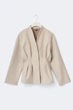 Sculpted felt jacket
