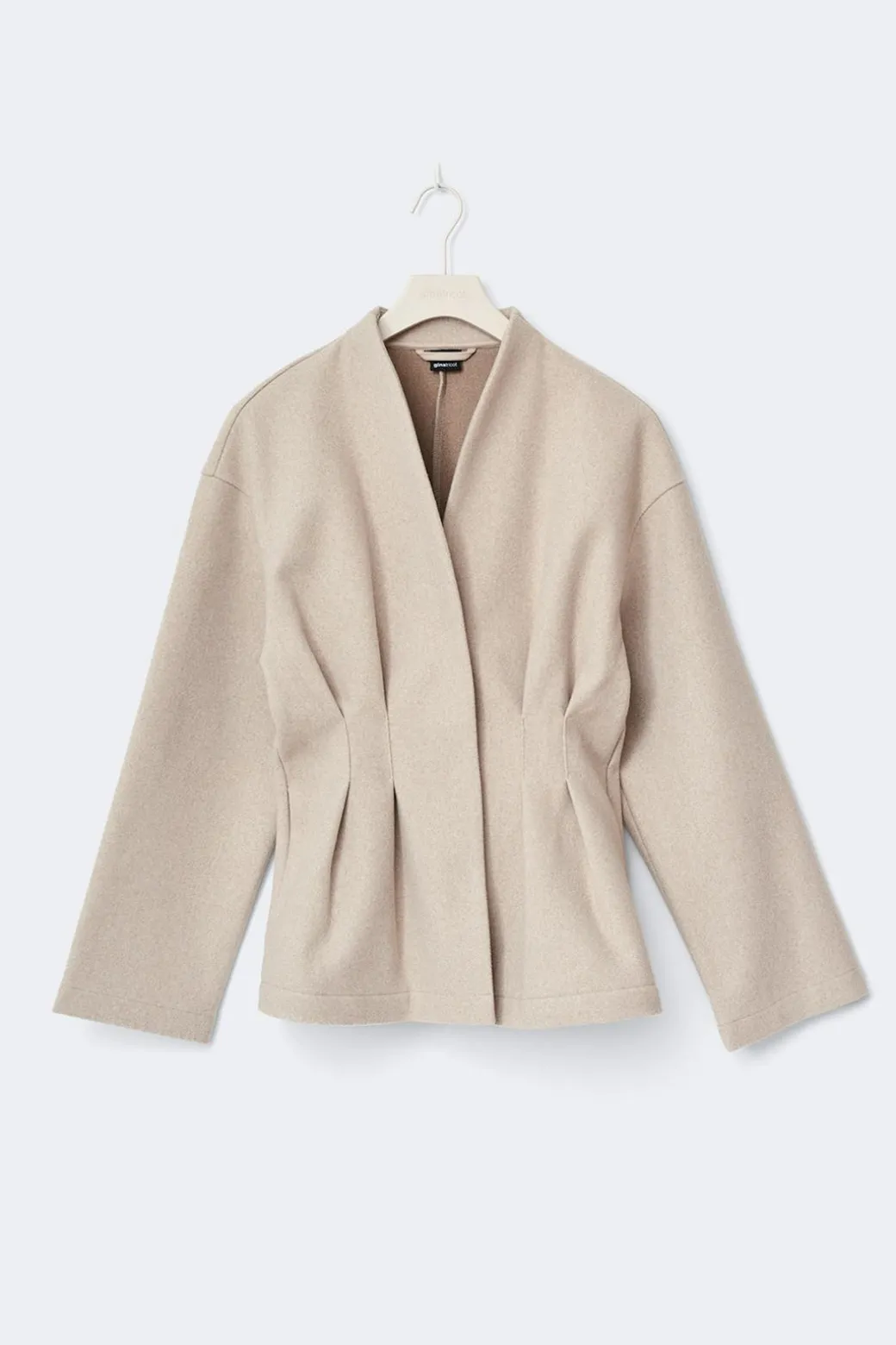 Sculpted felt jacket
