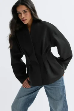 Sculpted felt jacket