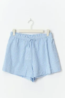 seersucker gingham shorts