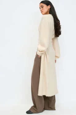 Shaped knitted dress